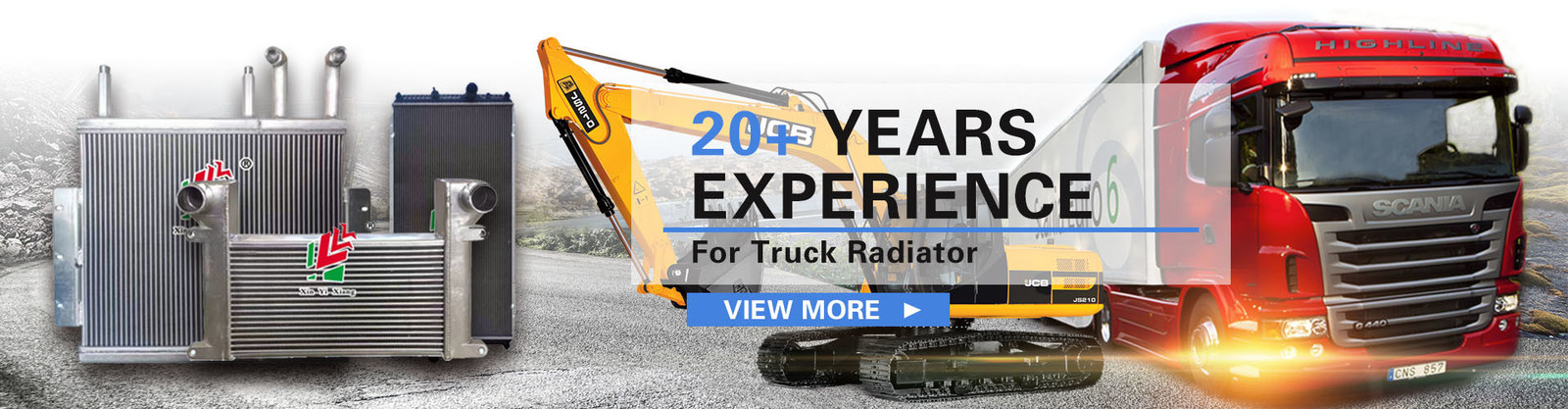 หม้อน้ำรถบรรทุกดีเซล