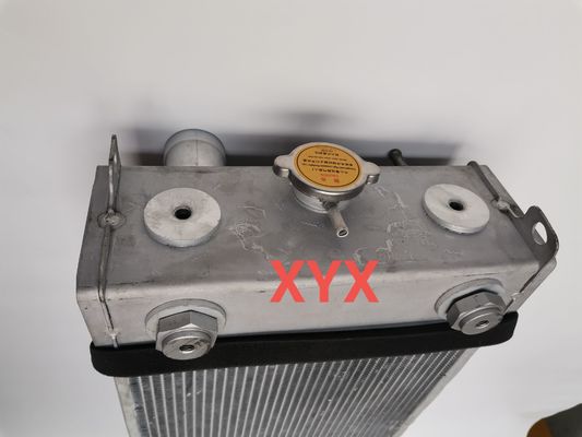 หม้อน้ำรถขุด Komatsu PC200-8 | ชุดระบบทำความเย็นแกนอลูมิเนียม | หม้อน้ำท่อ 4 แถว