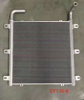 Sany SY135-8 Excavator หม้อน้ำอลูมิเนียมพร้อมระบบระบายความร้อนเกียร์
