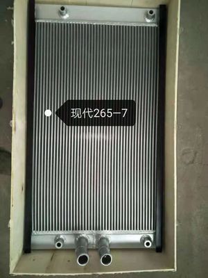ชุดหม้อน้ำน้ำมันไฮดรอลิก Hyundai R265-7 สีขาวเงิน